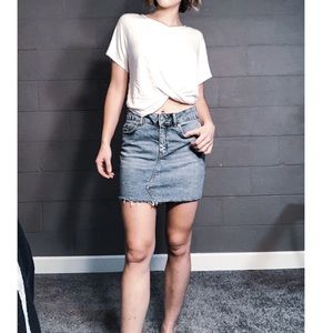Denim skirt